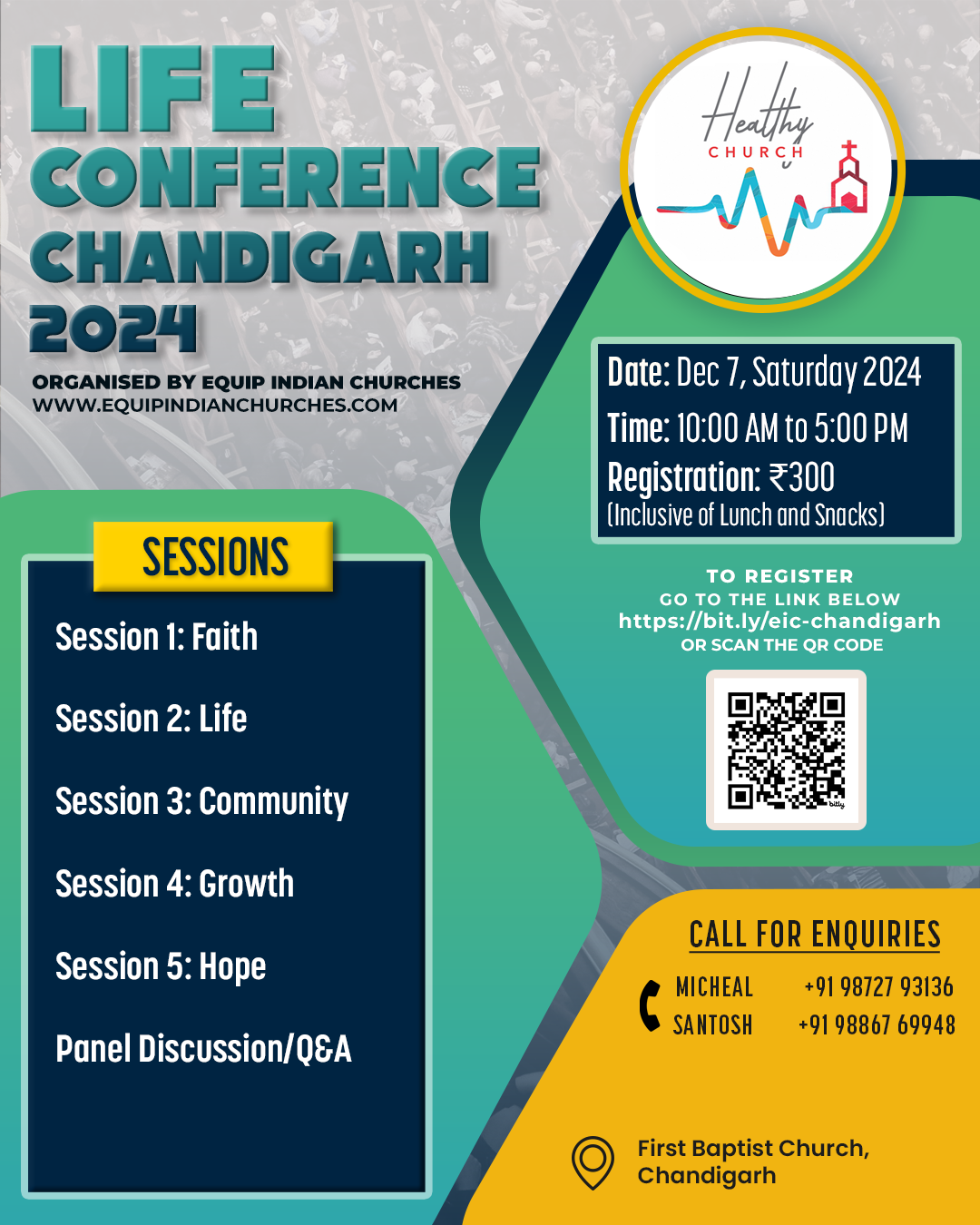 EIC LIFE Conference – Chandigarh Flyer